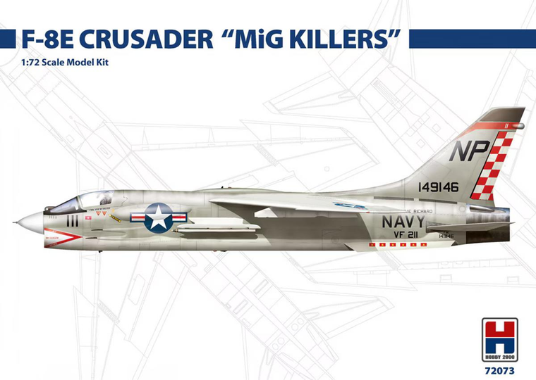  Hobby 2000 1/72 Vought F-8E Crusader MiG Killers 