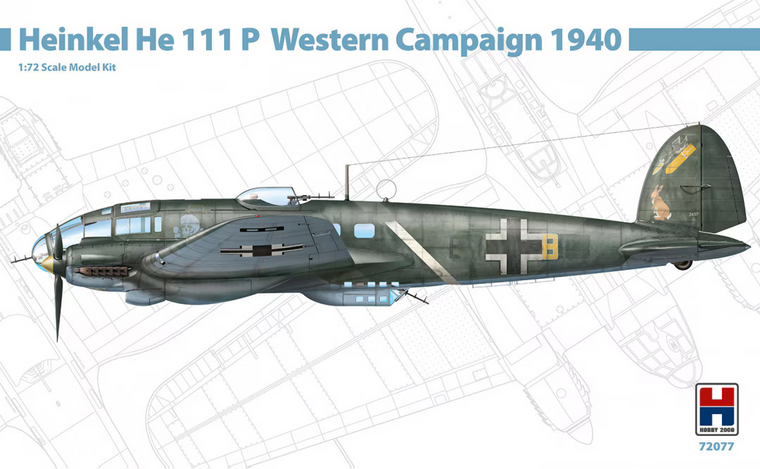  Hobby 2000 1/72 Heinkel He 111P Western Campaign 1940 