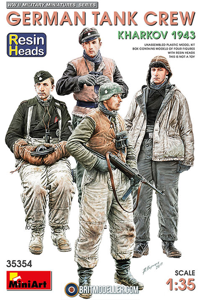  MiniArt 1/35 German Tank Crew Kharkov 1943 