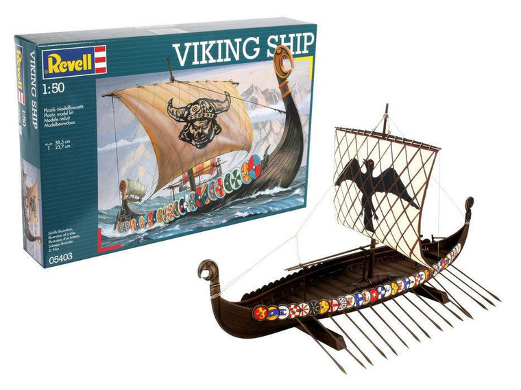  Revell 1/50 Viking Ship Model Set 