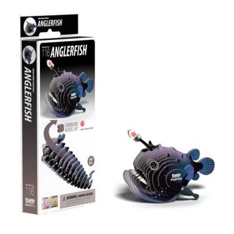  Eugy 116 Anglerfish Card 3D Puzzle 