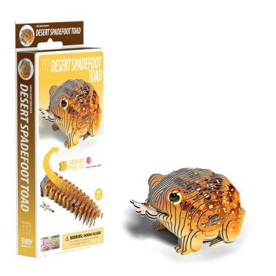  Eugy 117 Desert Spadefoot Toad Card 3D Puzzle 