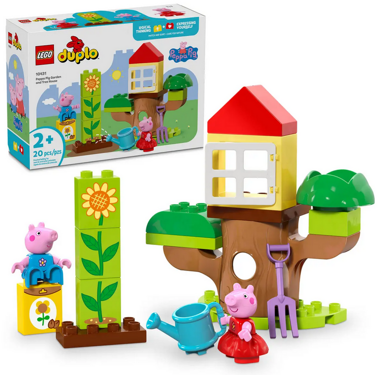  Lego Duplo Peppa Pig Garden and Tree House 