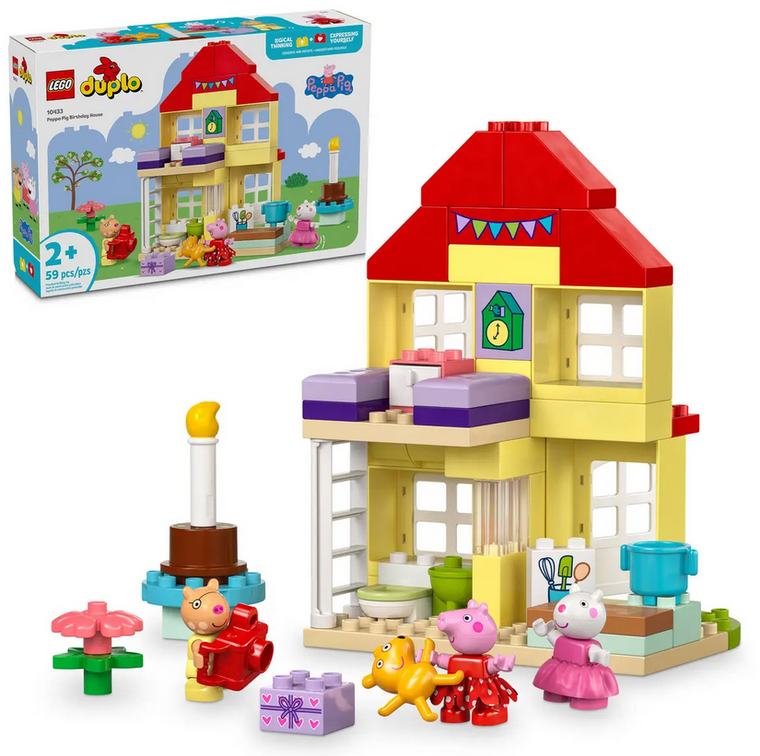  Lego Duplo Peppa Pig Birthday House 
