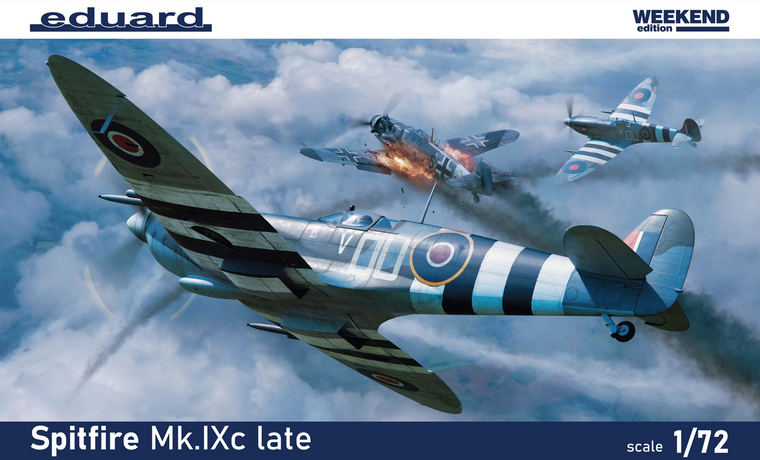  Eduard 1/72 Supermarine Spitfire Mk.IXc Late Production Weekend Edition 