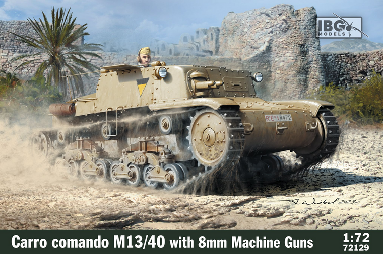  IBG Models 1/72 Carro Comando M13/40 with 8mm Breda MG 