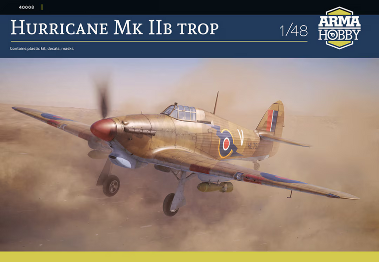  Arma Hobby 1/48 Hawker Hurricane Mk.IIb Tropical 