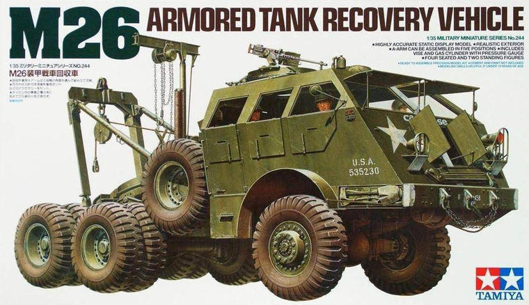  Tamiya 1/35 M26 Armored Tank Recovery Vehicle 