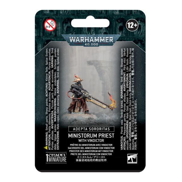  Games Workshop Warhammer 40,000 - Adepta Sororitas - Ministorum Priest with Vindictor 