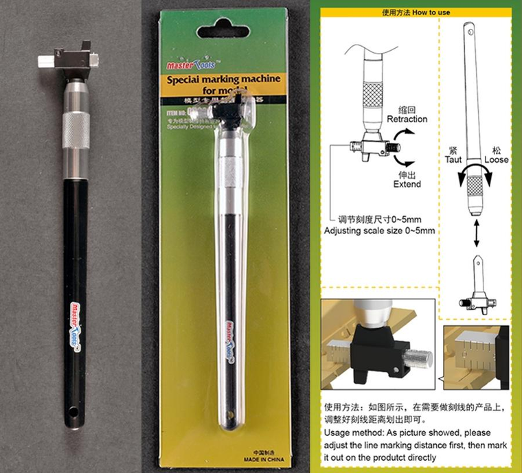  Trumpeter Master Tools Adjustable Scribing Tool 