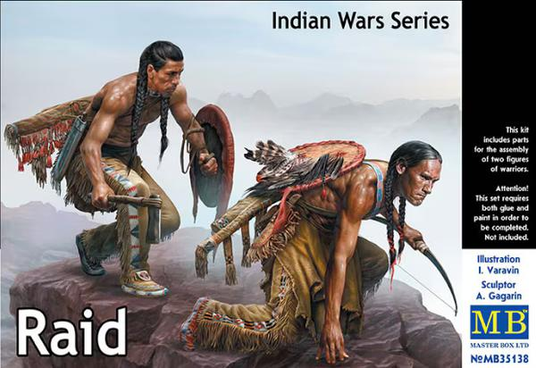  Master Box 1/35 Indian Wars Series - Raid 