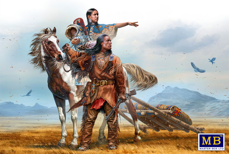  Master Box 1/35 Indian Wars Series - On the Great Plains 