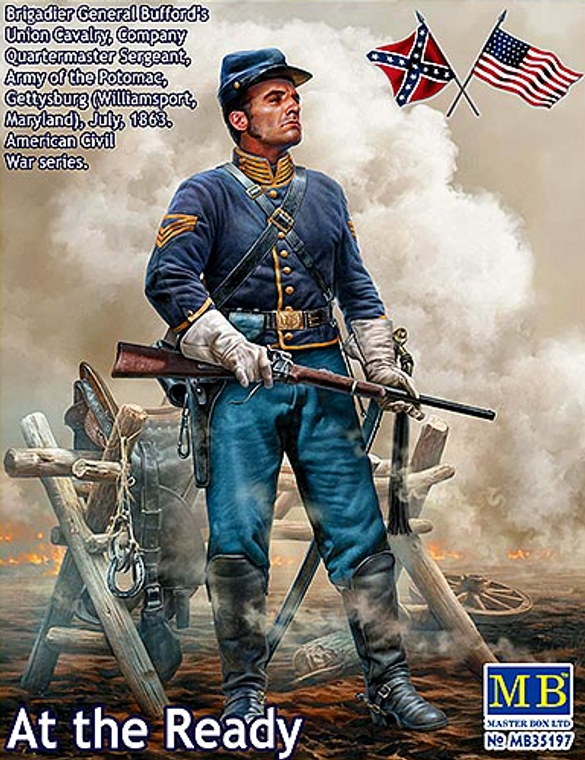  Master Box 1/35 American Civil War Series - At the Ready 