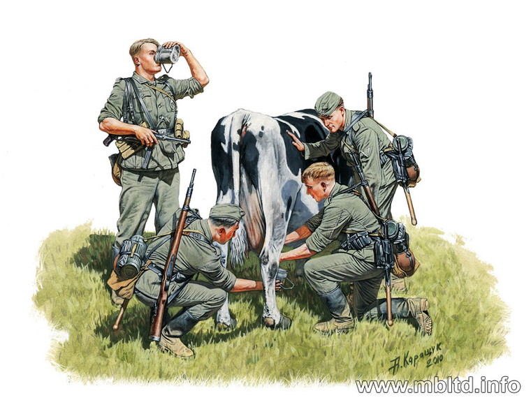  Master Box 1/35 WWII German Infantry - Operation Milk Man 