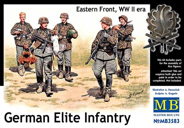  Master Box 1/35 WWII German Elite Infantry - Eastern Front 