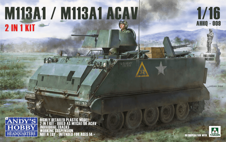 Andy’s Hobby Headquarters Andy's Hobby Headquarters 1/16 M113A1/M113A1 ACAV APC 