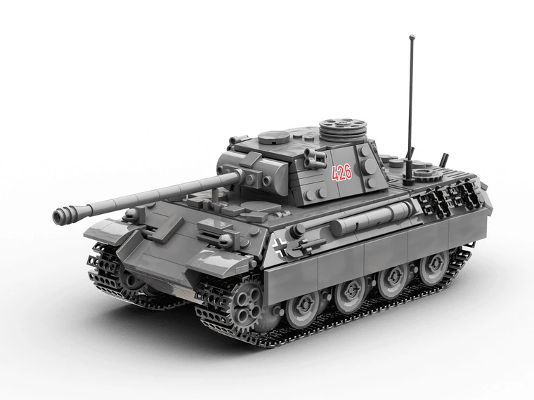  Build Army 1/33 Pz.Kpfw.V Ausf.D Panther Medium Tank 