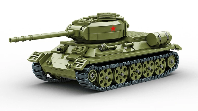  Build Army 1/33 T-34/85 Medium Tank 