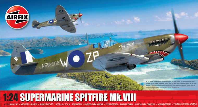  Airfix 1/24 Supermarine Spitfire Mk.VIII 