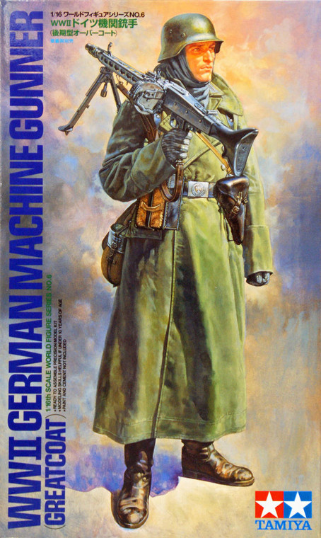  Tamiya 1/16 German in Greatcoat Model Kit 