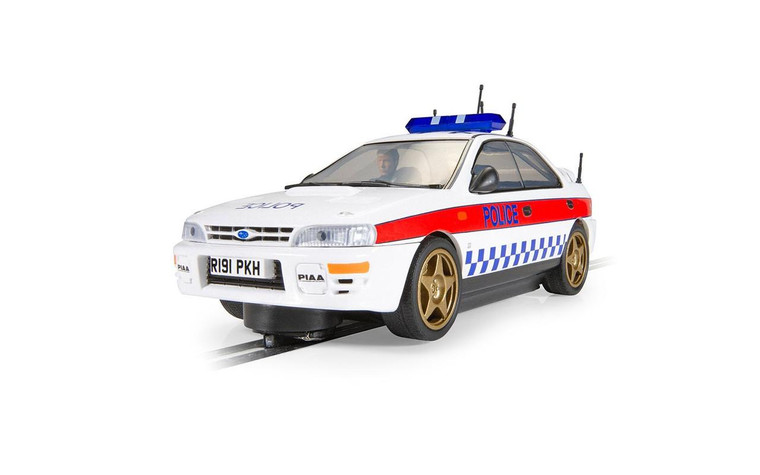  Scalextric Subaru Impreza WRX - Police Edition Slot Car 