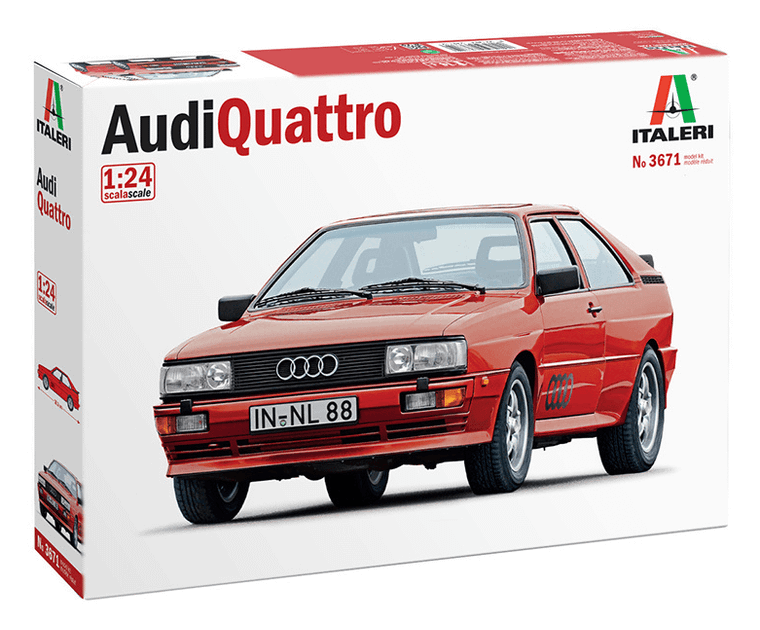  Italeri 1/24 Audi Quattro 