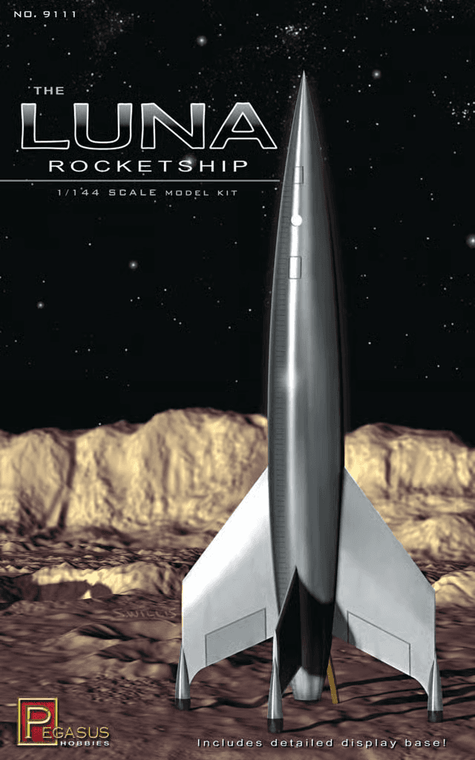  Pegasus Hobbies 1/144 Luna Rocketship Model Kit 