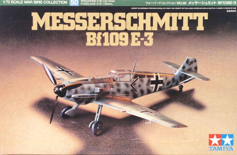  Tamiya 1/72 Messerschmitt Bf 109E3 