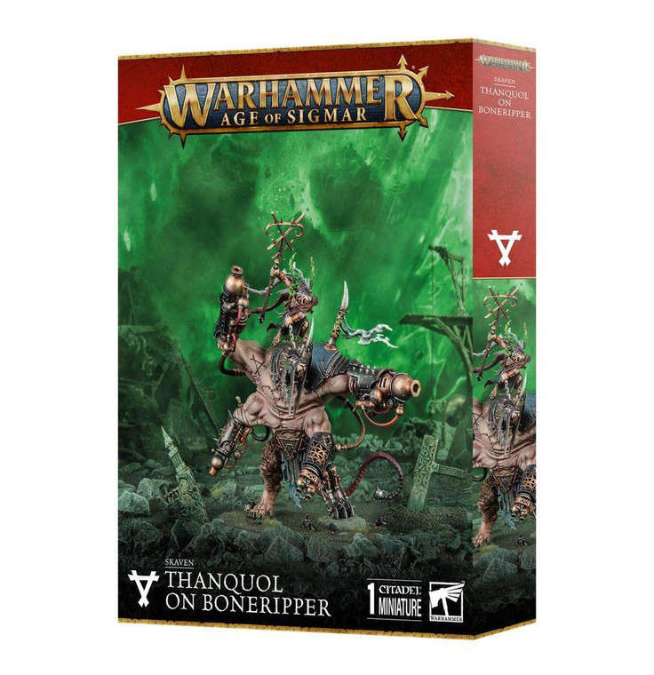 Games Workshop Age of Sigmar Skaven Thanquol On Boneripper   Games Workshop Age of Sigmar Skaven Thanquol On Boneripper