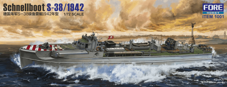  Fore Hobby 1/72 Schnellboot S-38 1942 