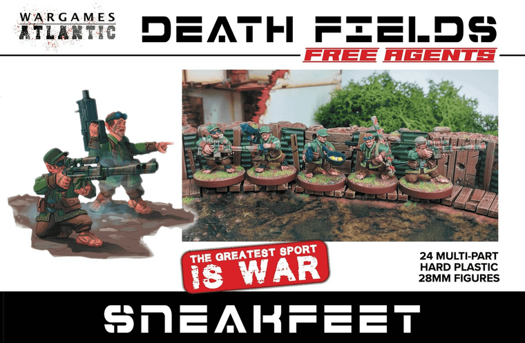  Wargames Atlantic 28mm Death Fields - Sneakfeet 