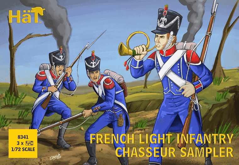  Hat Industrie 1/72 Napoleonic French Light Infantry Chasseurs - Sampler 