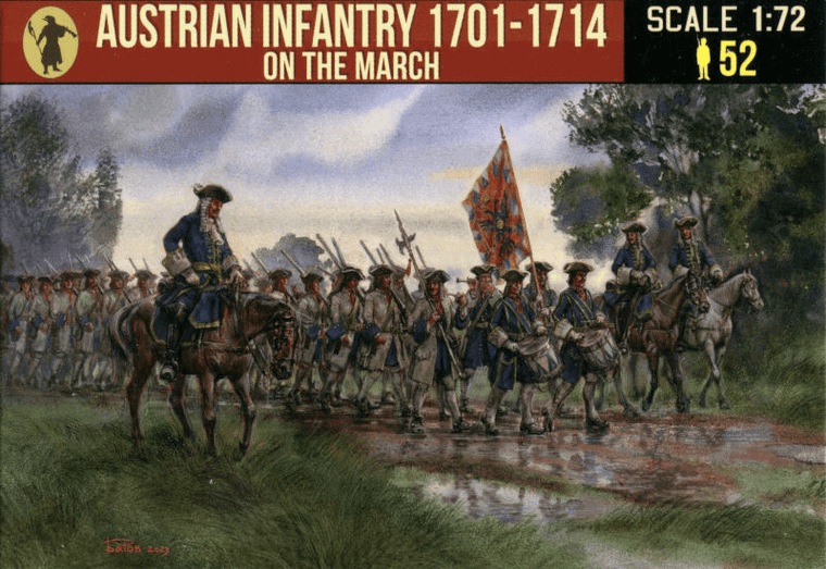  Strelets 1/72 Napoleonic Austrian Infantry 1701-1714 on the March 