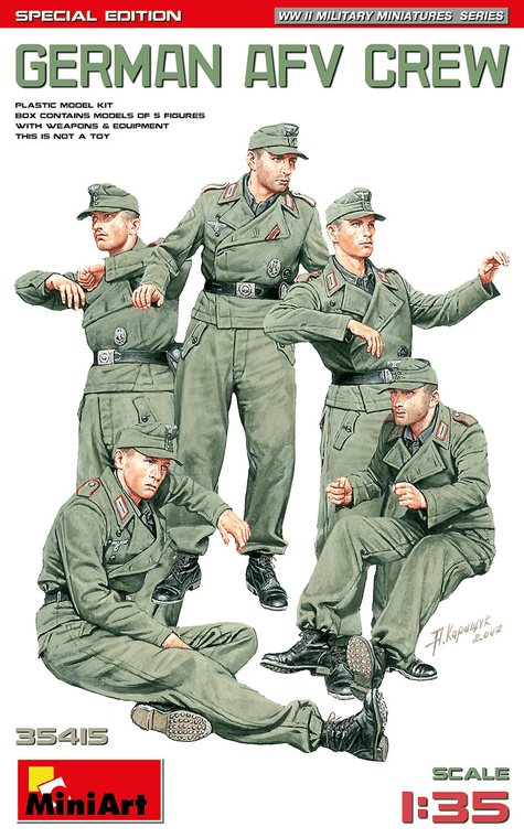  MiniArt 1/35 German AFV Crew 