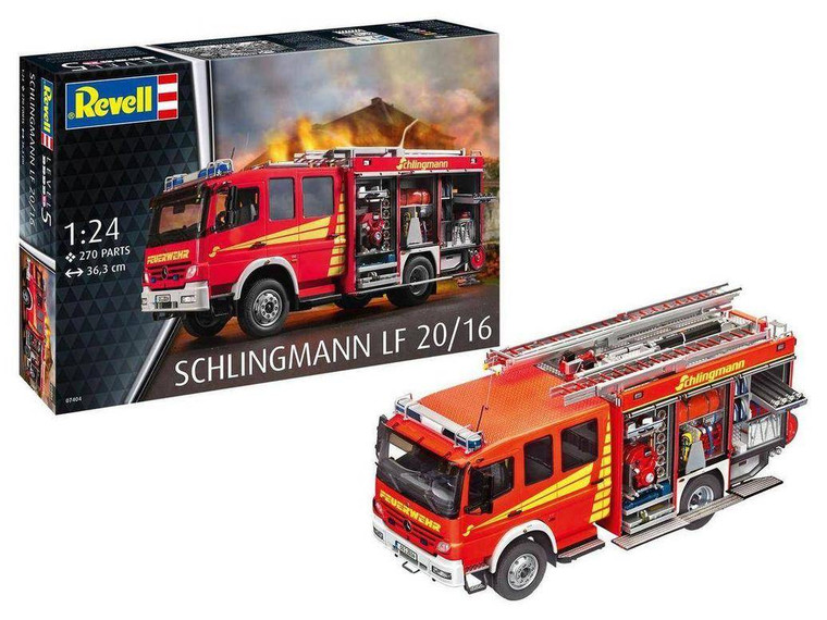  Revell 1/24 Schlingmann LF 20/16 Fire Truck 