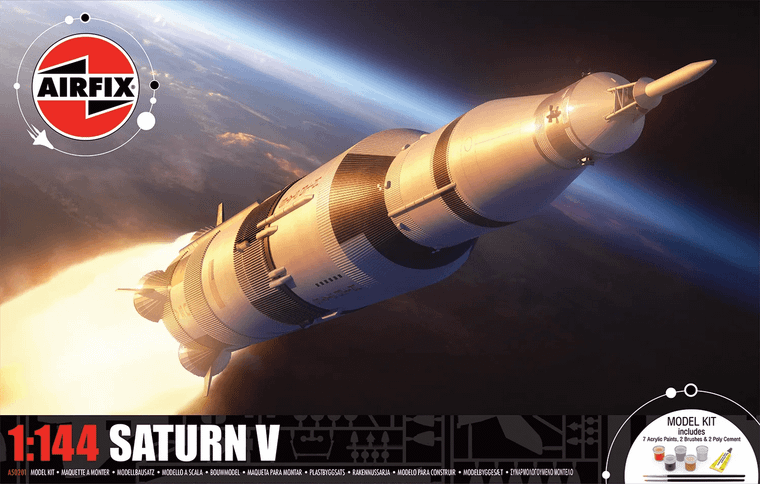  Airfix 1/144 Saturn V Rocket Gift Set 