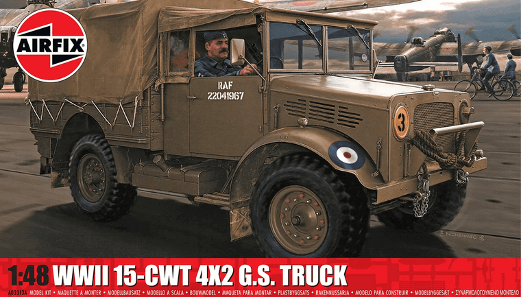 Airfix 1/76 Bedford 15-CWT 4X2 General Service Truck RAF 
