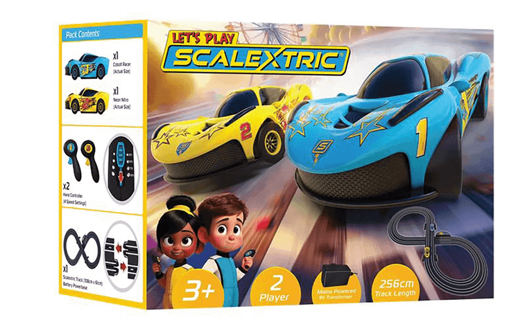 Micro Scalextric Scalextric My First Scalextric - Let's Play - Slot Car Racing Set 