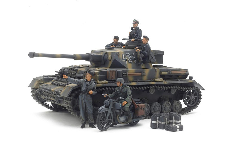 Tamiya 1/35 German IV.G & Motorcycle EF 