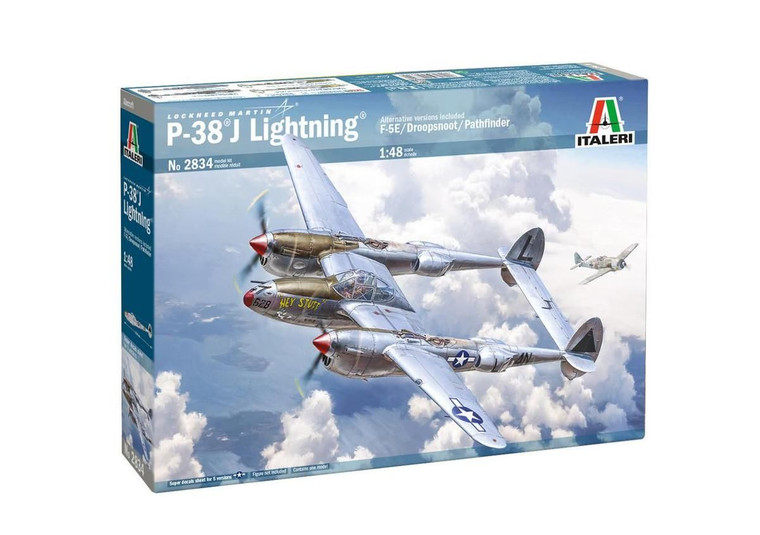  Italeri 1/48 Lockheed P-38J E.T.O. Lightning 