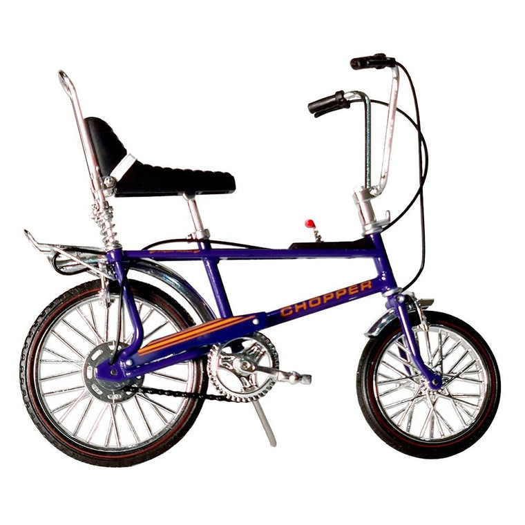  Toyway 1/12 Chopper Mk II Bicycle Ultra Violet Diecast Model 