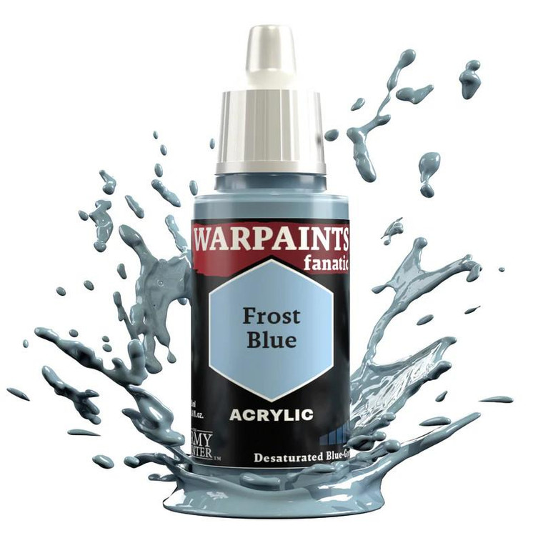  Army Painter Warpaints Fanatic 3018 18ml Frost Blue Acrylic Paint 