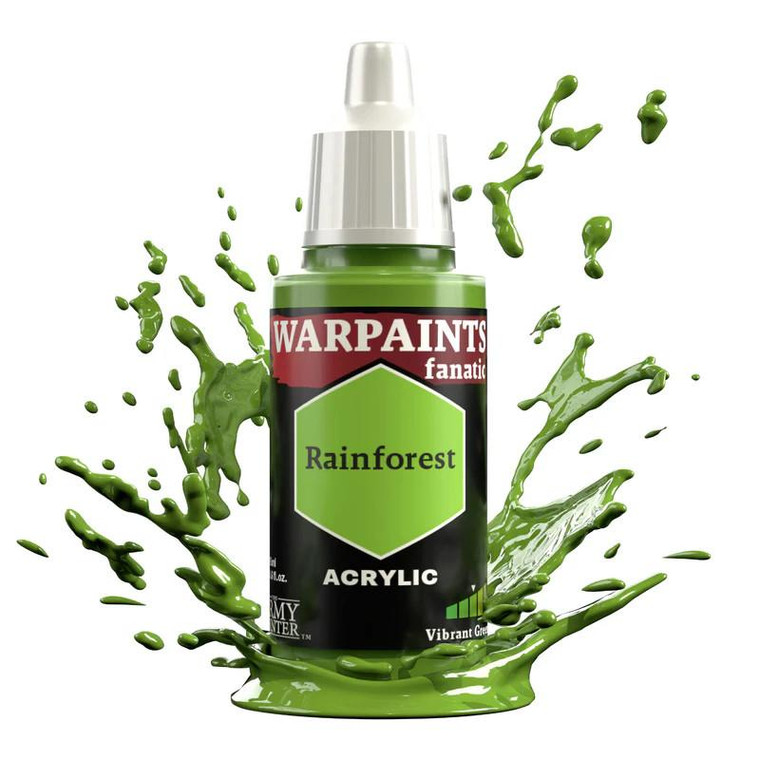  Army Painter Warpaints Fanatic 3057 18ml Rainforest Acrylic Paint 