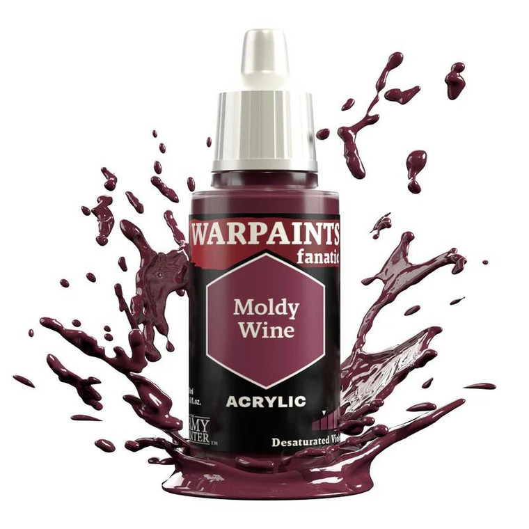  Army Painter Warpaints Fanatic 3140 18ml Moldy Wine Acrylic Paint 