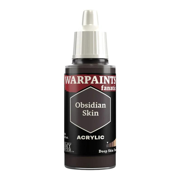  Army Painter Warpaints Fanatic 3157 18ml Obsidian Skin Acrylic Paint 