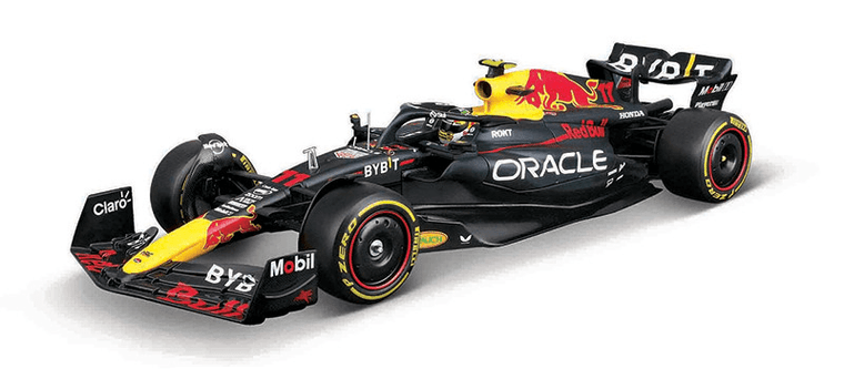  Burago 1/24 F1 Red Bull Racing RB19 2023 Perez Diecast Model Kit 