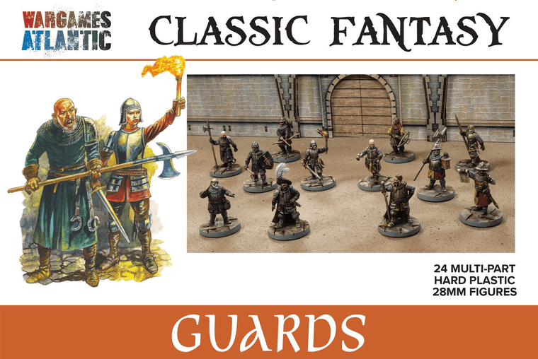  Wargames Atlantic 28mm Classic Fantasy - Guards 