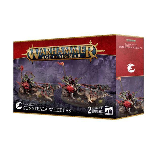  Games Workshop Age of Sigmar - Gloomspite Gitz - Gitmob - Sunsteala Wheelas 