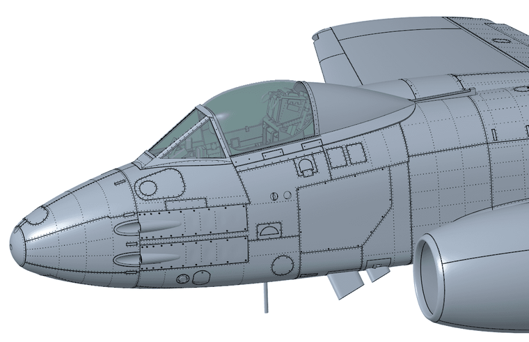  Revell 1/32 Gloster Meteor F.8/FR.9 First Edition 