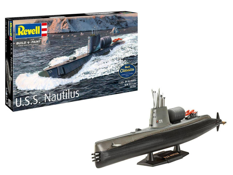  Revell 1/305 USS Nautilus SSN-571 